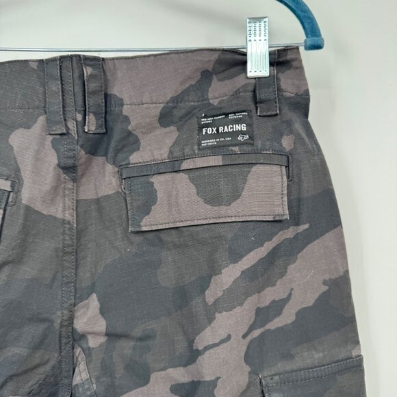 FOX Racing SLAMBOZO Cargo Shorts 2.0  Men Sz 30 Ripstop Black Camo 9” - Picture 8 of 16